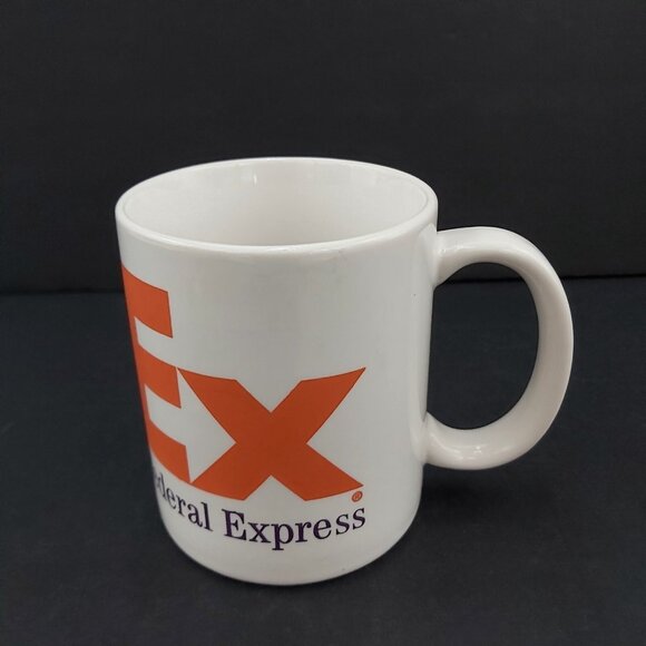 Fedex Mug Coffee Cup Federal Express Logo - Picture 3 of 7